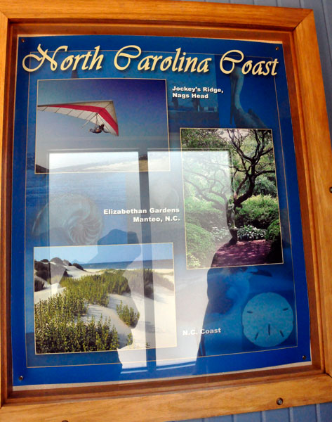 North Carolina Coast sign